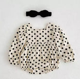 Cindy - Polka Dot Romper.